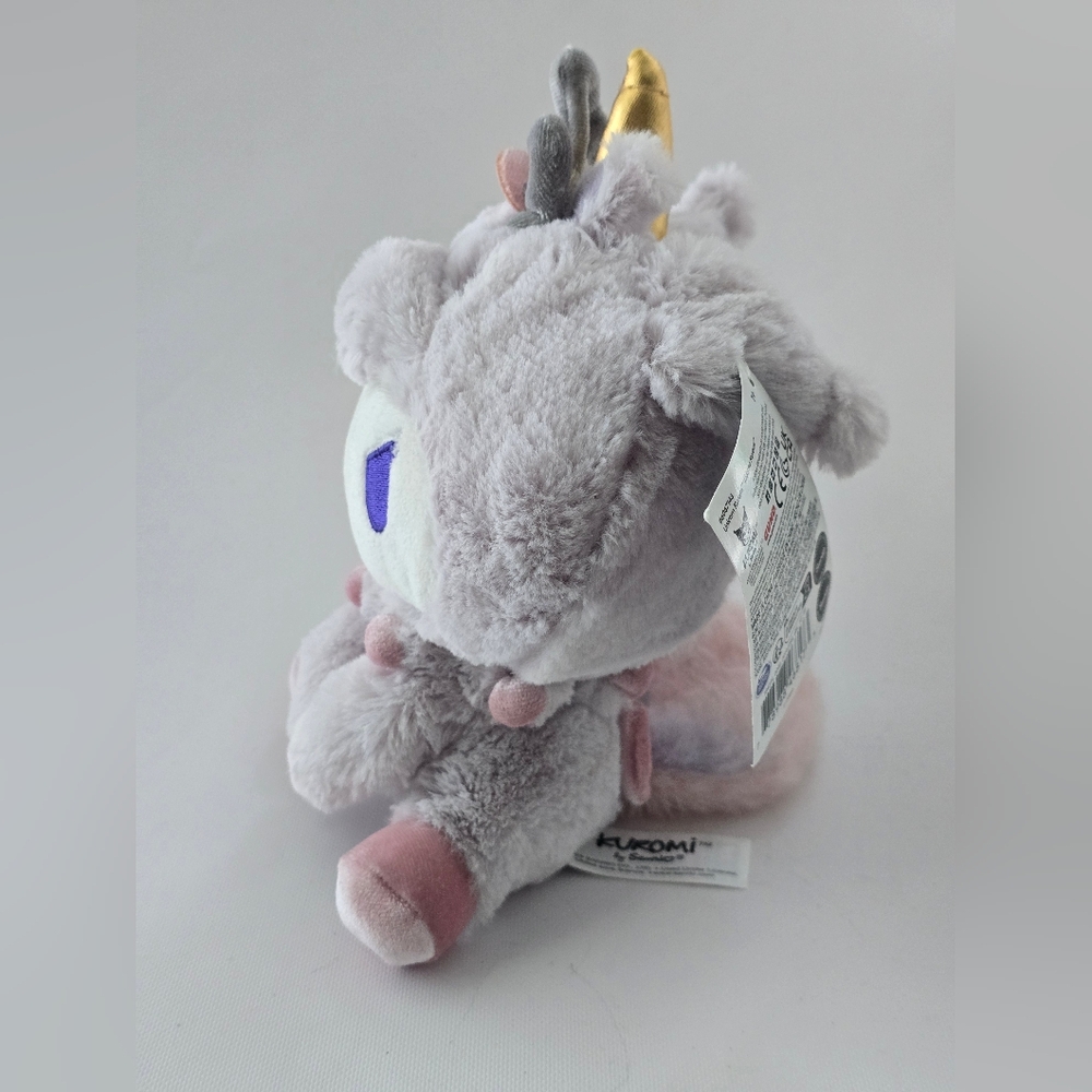 Sanrio Kuromi Unicorn Plush GUND 2023 NWT Kawaii Pastel Goth Stuffed Toy - Picture 3 of 8